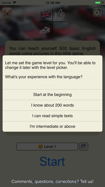 Language - English German Thai
