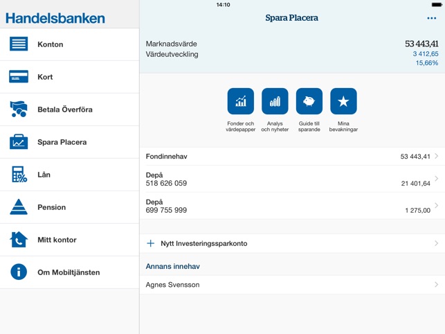 Handelsbanken Se Privat I App Store