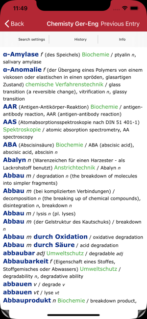 Dictionary of Chemistry DE-EN(圖2)-速報App