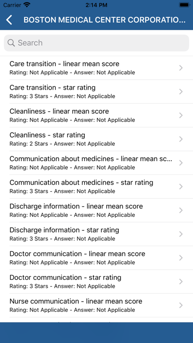 Medicare Hospital Compare screenshot 4