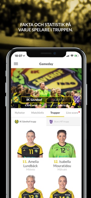 Sävehof - Gameday(圖3)-速報App