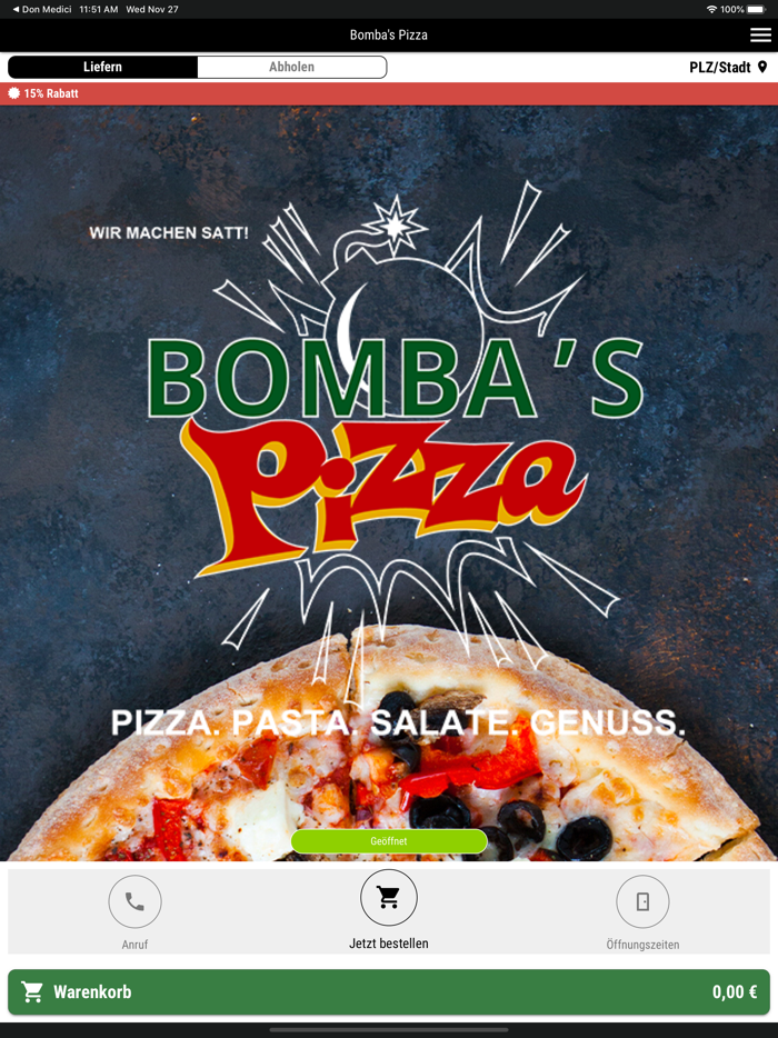 Bombas Pizza