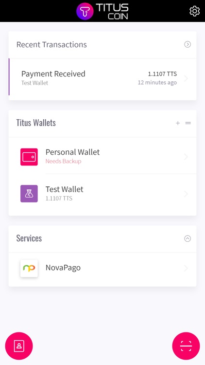 Titus Wallet screenshot-3