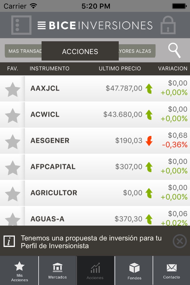 BICE Inversiones screenshot 3