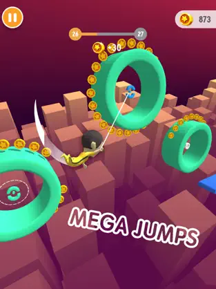 Captura 2 Swing Hero - Leap And Glide 3D iphone