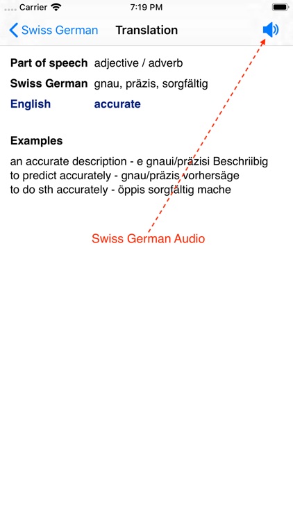 Swiss German Dictionary