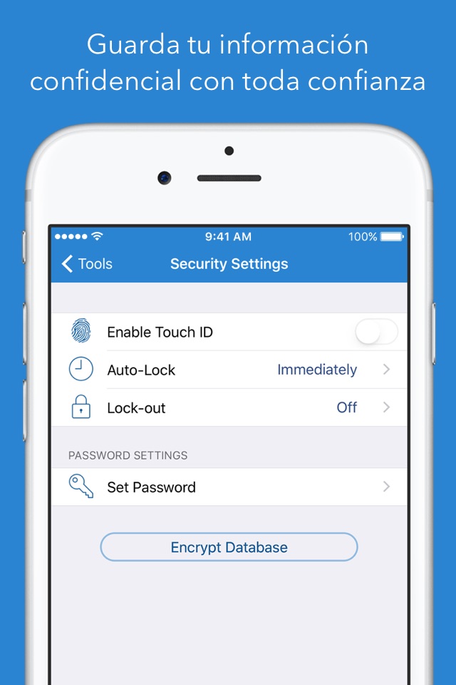 Tap Forms Organizer 5 Database screenshot 4