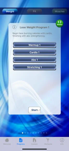 Game screenshot Personal Workout apk