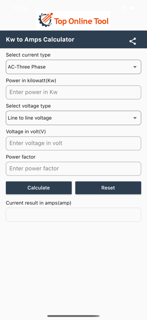 Kw to Amps Calculator(圖3)-速報App