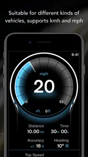 gps digital speed tracker pro iphone screenshot 3