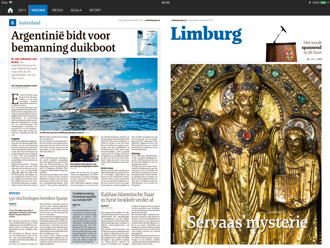 De Limburger Krant App Voor Iphone Ipad En Ipod Touch Appwereld
