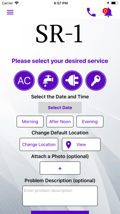 E Society Service Request screenshot 3