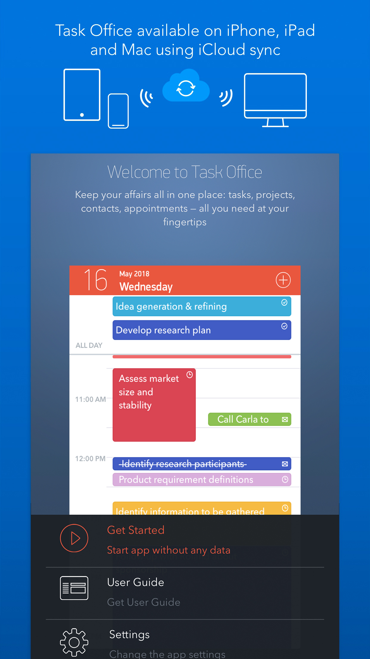 Task & Project management bundle: daily schedule, calendar planner ...