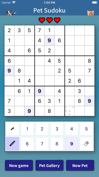 Pet Sudoku