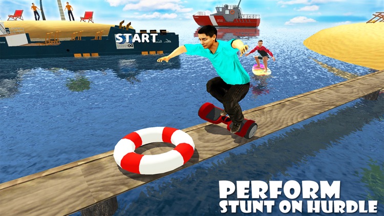 Beach Race :Scooter Stunt Game