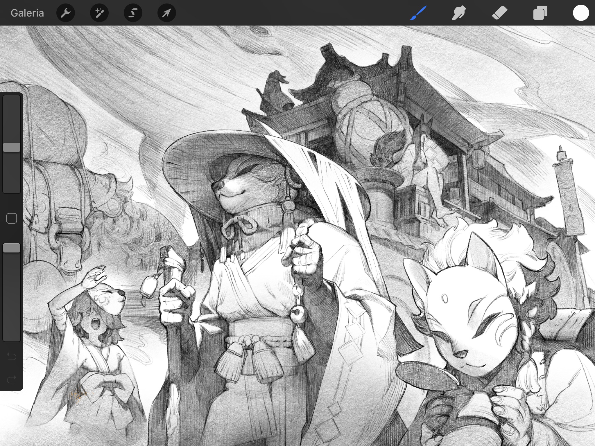 Screenshot do app Procreate