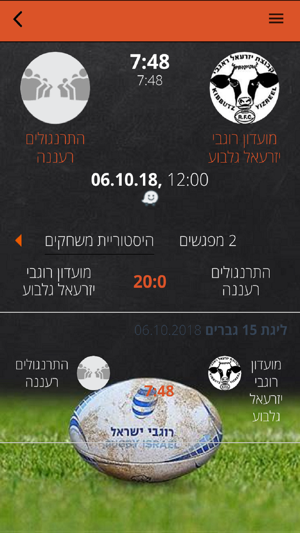 Loglig - Israel Rugby(圖5)-速報App