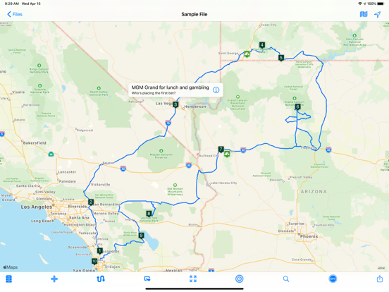 Road Trip Planner Viewer screenshot