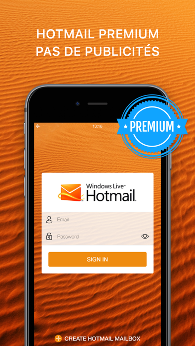 Premium email app pour Hotmail