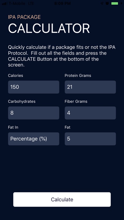 IPA Calc