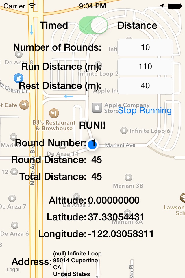 Distance Interval Trainer screenshot 2