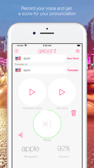 How to cancel & delete Aksent: Pronunciation With Artificial Intelligence from iphone & ipad 2