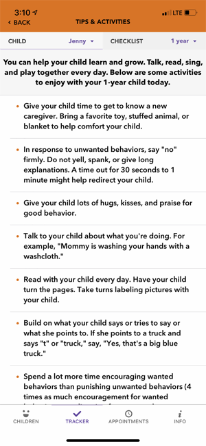 American Academy Of Pediatrics Developmental Milestones Chart