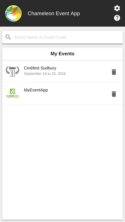 Chameleon Event App