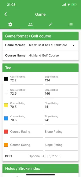 Game screenshot Golf Score Administrator apk