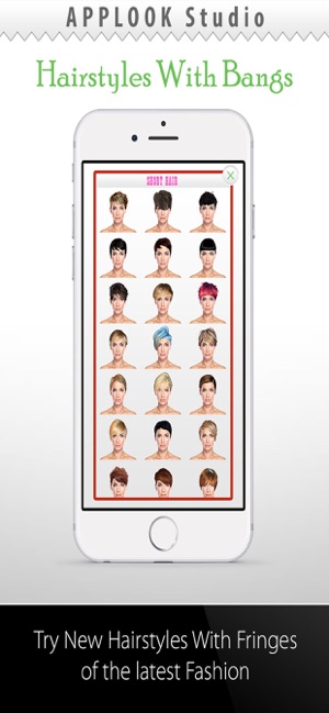 Hairstyle Try On Bangs PRO(圖3)-速報App