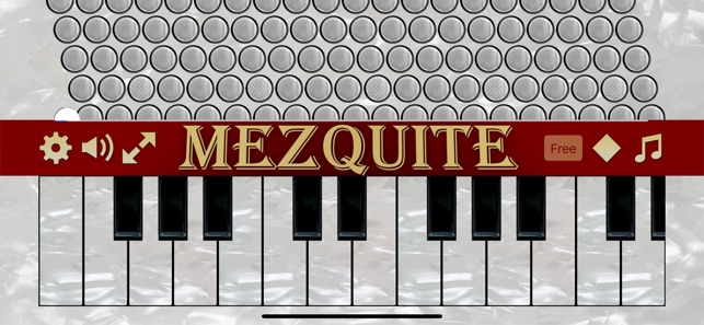 Mezquite Acordeón Teclas Piano en App Store