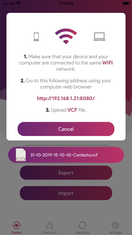 My Contacts Backup & Transfer screenshot-5