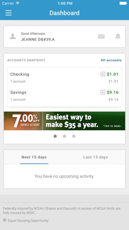 Jeanne D'Arc CU Mobile Banking
