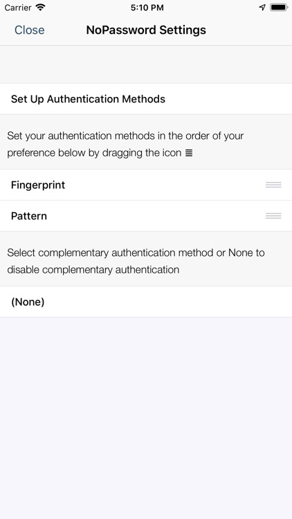 NoPassword for Blackberry