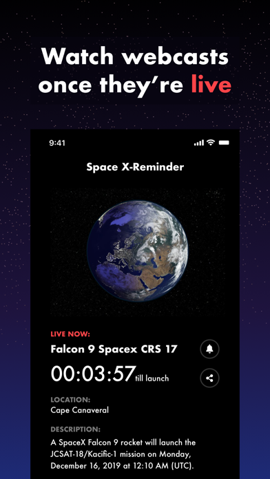 Space X-Reminder screenshot 2