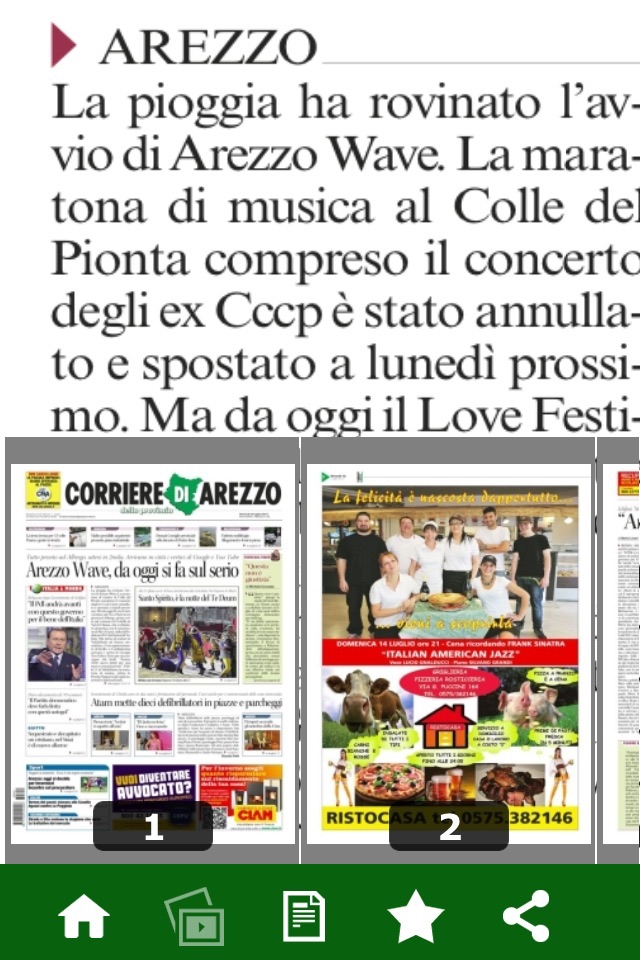 Corriere di Arezzo digitale screenshot 3