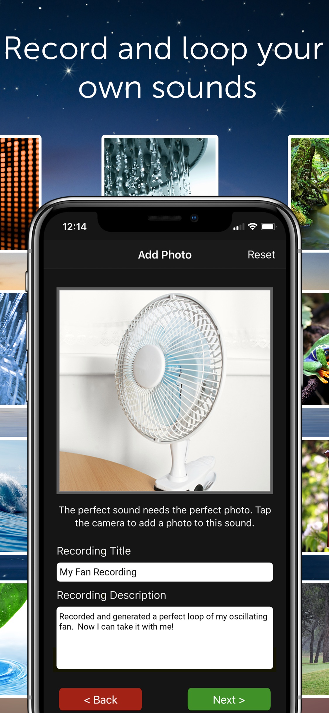 Screenshot do app White Noise
