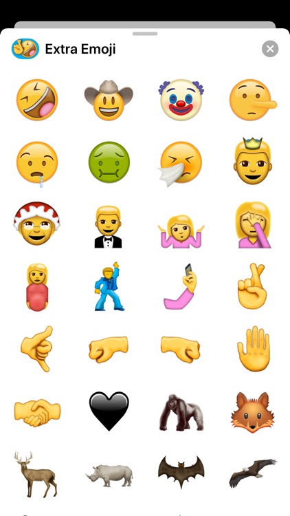 Extra Emoji Smiley Stickers