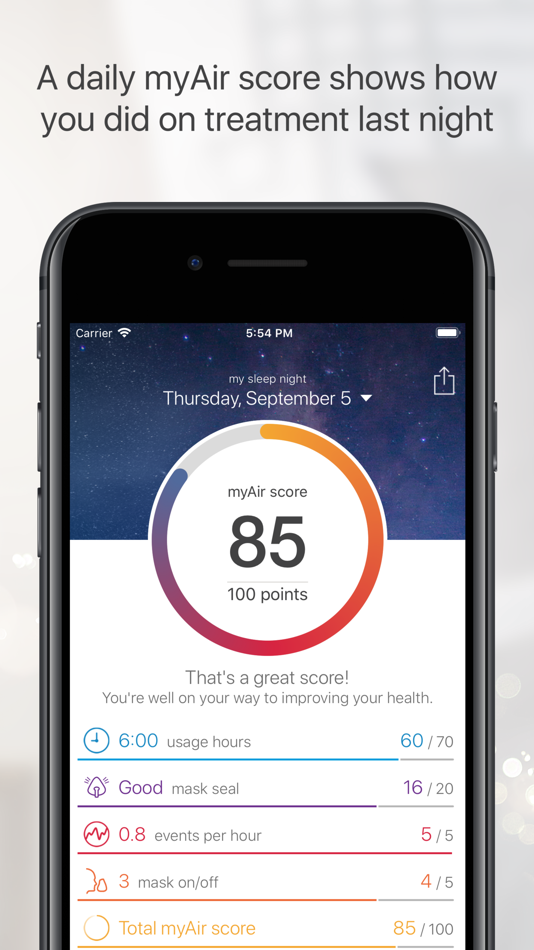 myAir™ for Air10™ by ResMed / By: ResMed - (iOS Apps) — AppAgg