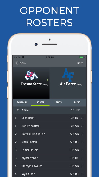 Air Force Football Schedules screenshot-6