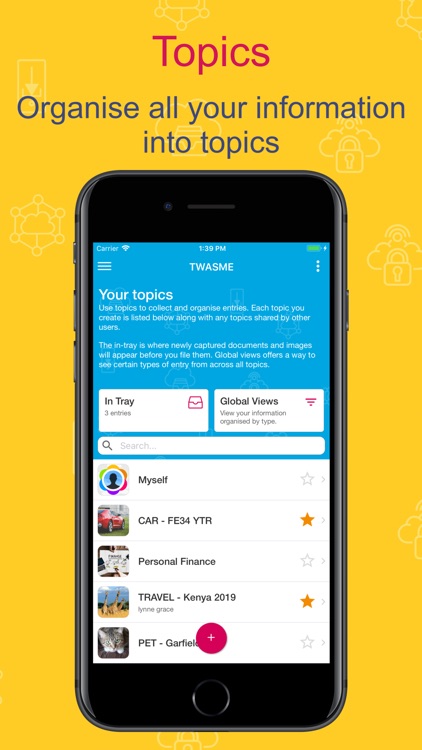 Twasme - collect and organise