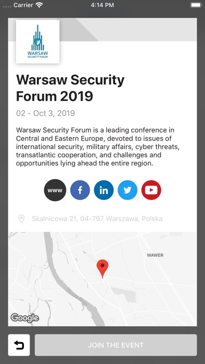 Warsaw Security Forum 2019