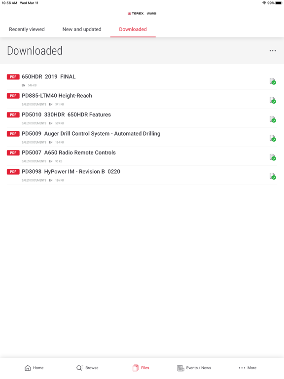 Screenshot #6 pour Terex Utilities Portal