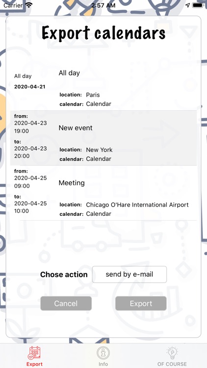 Export calendars screenshot-3