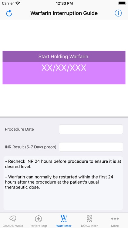 MAQI2 Anticoagulation Toolkit