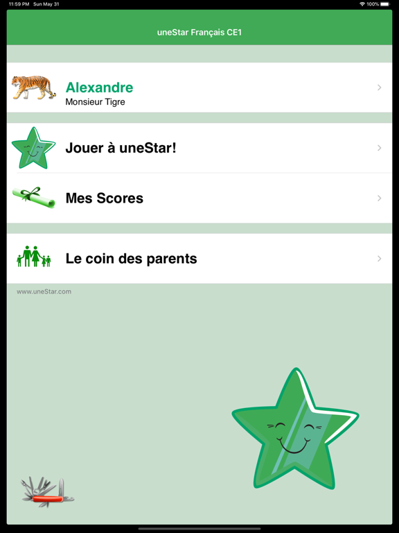 Screenshot #4 pour uneStar Francais CE1