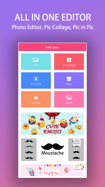 PNG Store : Face Photo Editor screenshot-3