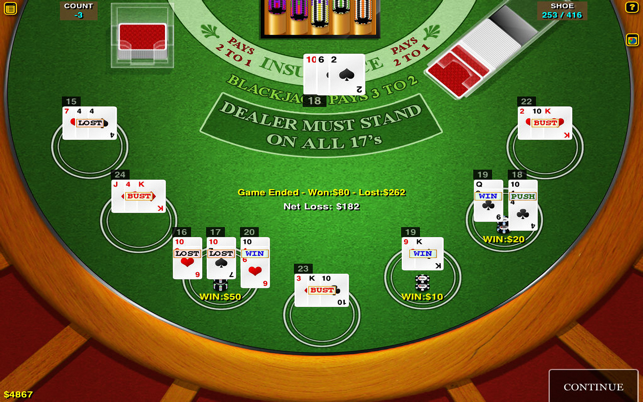 BlackJack Multi-Hand