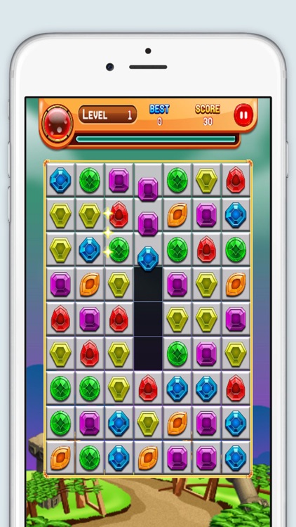 Frozen Crystal Crush Match 3 screenshot-4