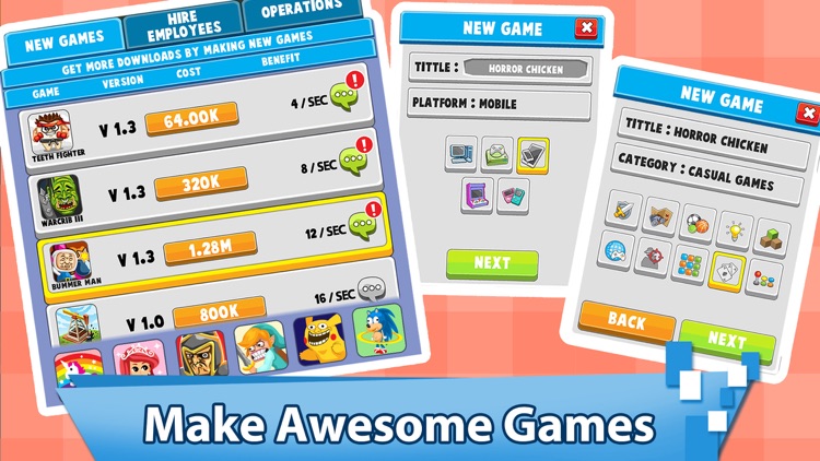 Video Game Tycoon: Tap Story